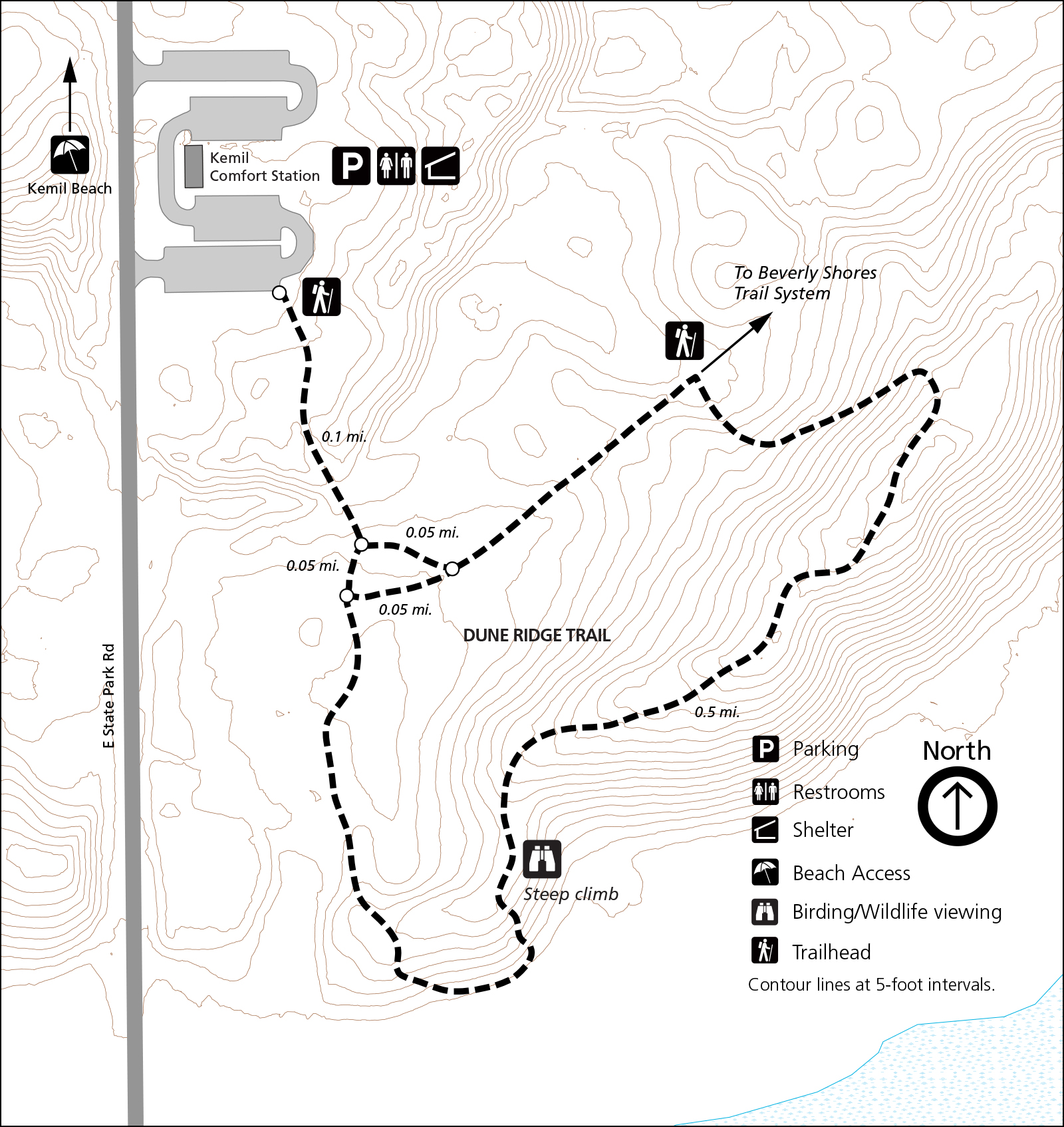 Dune Ridge Trail Map