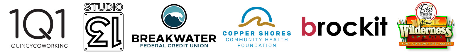 Logos for emerging artist experience sponsors of Isle Royale and Keweenaw Parks Association.