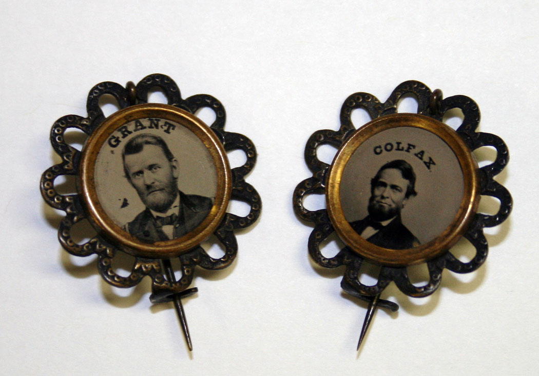 Grant and Colfax campaign buttons