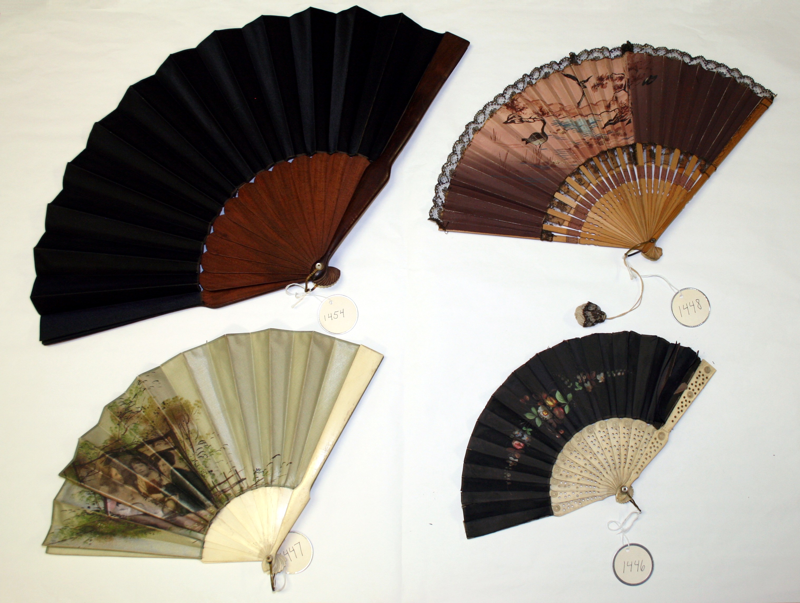 Ladies' Hand Fans - Gateway Arch National Park (U.S. National Park Service)  - Artifact of the Month