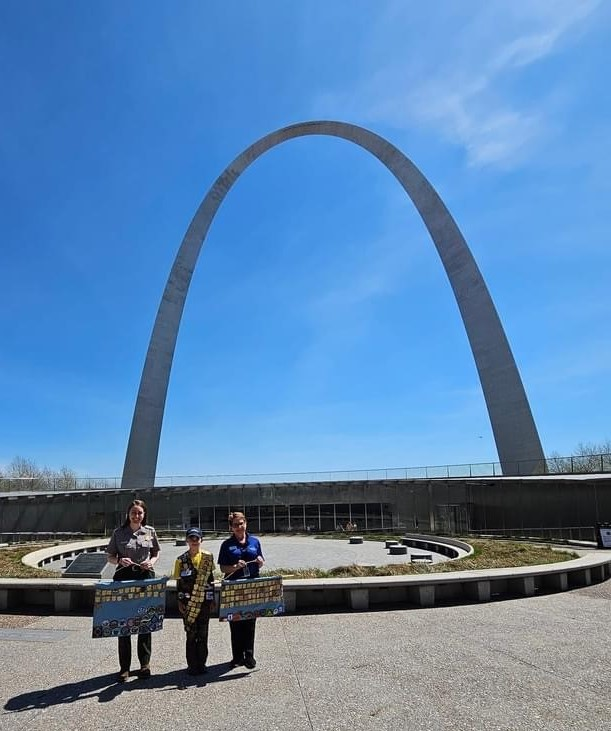 Junior Ranger displaying 156 Junior Ranger badges earned