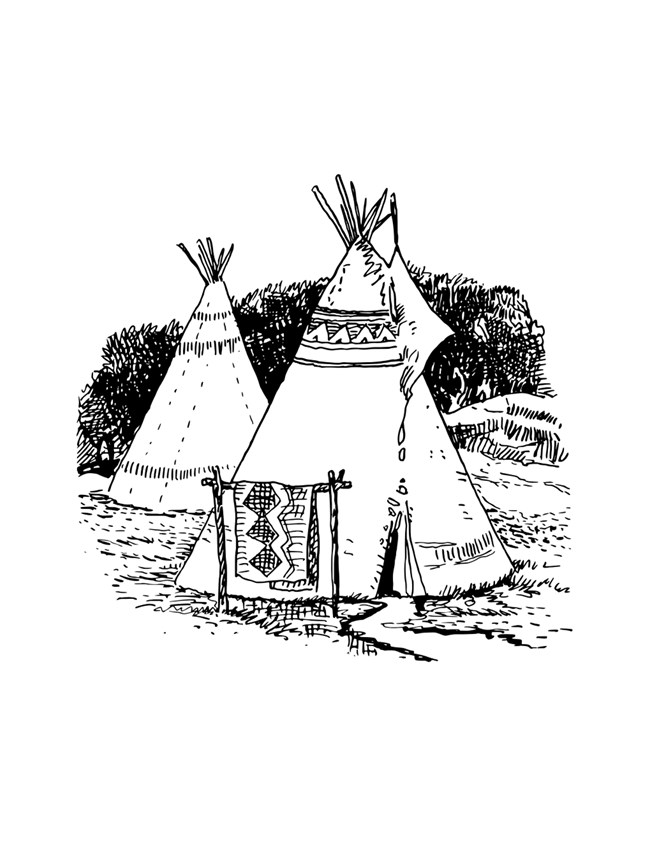 Osage Nation coloring page