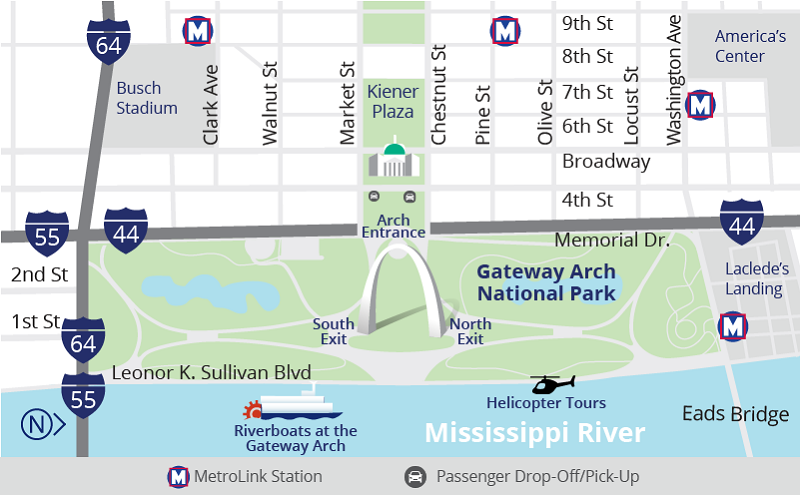 Maps - Gateway Arch National Park (U.S. National Park Service)