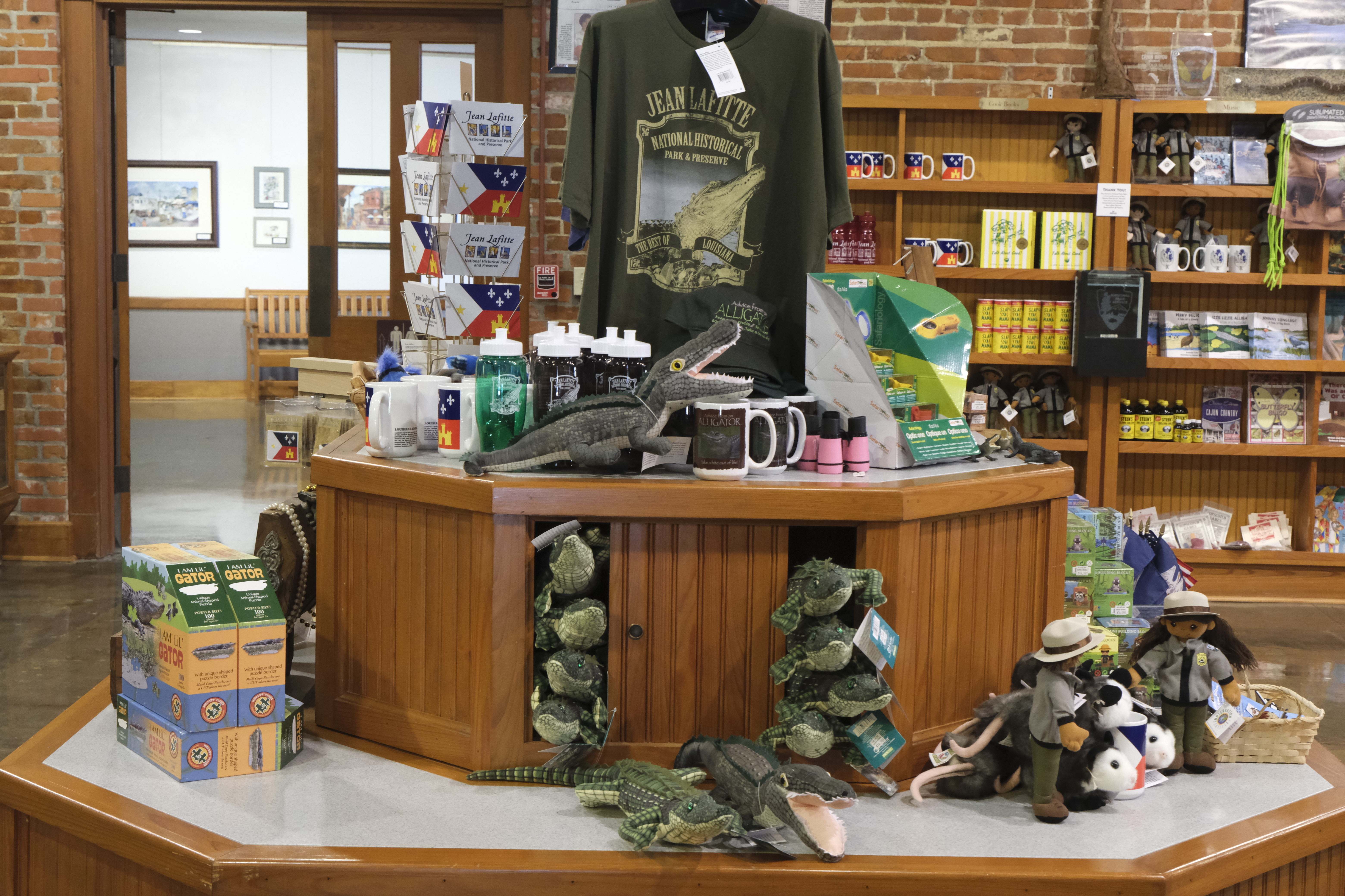 Books, t-shirts, cups, toys and much more at the bookstore