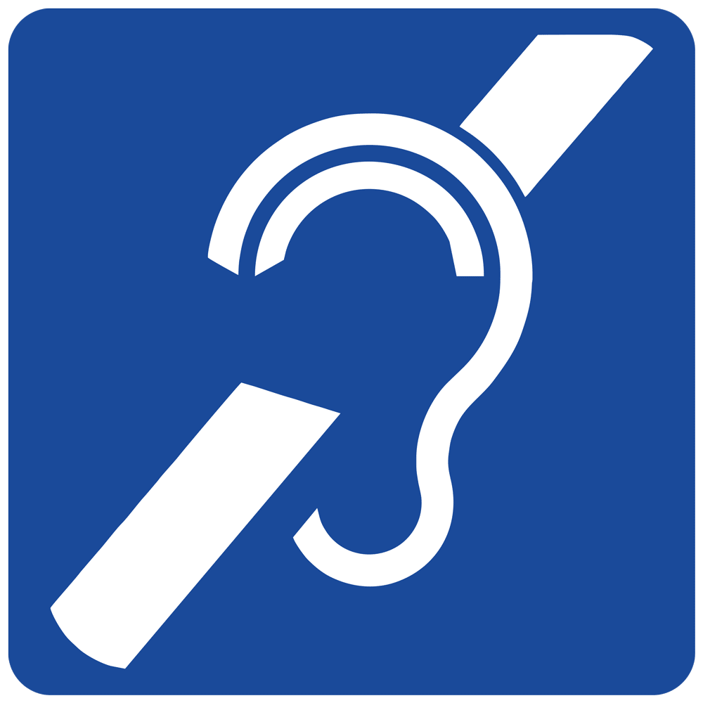 Symbol for Deaf Accessible