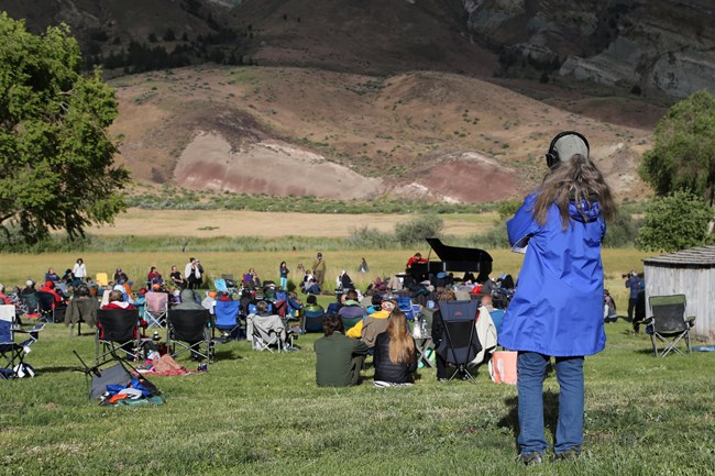People at a concert near Cant Ranch