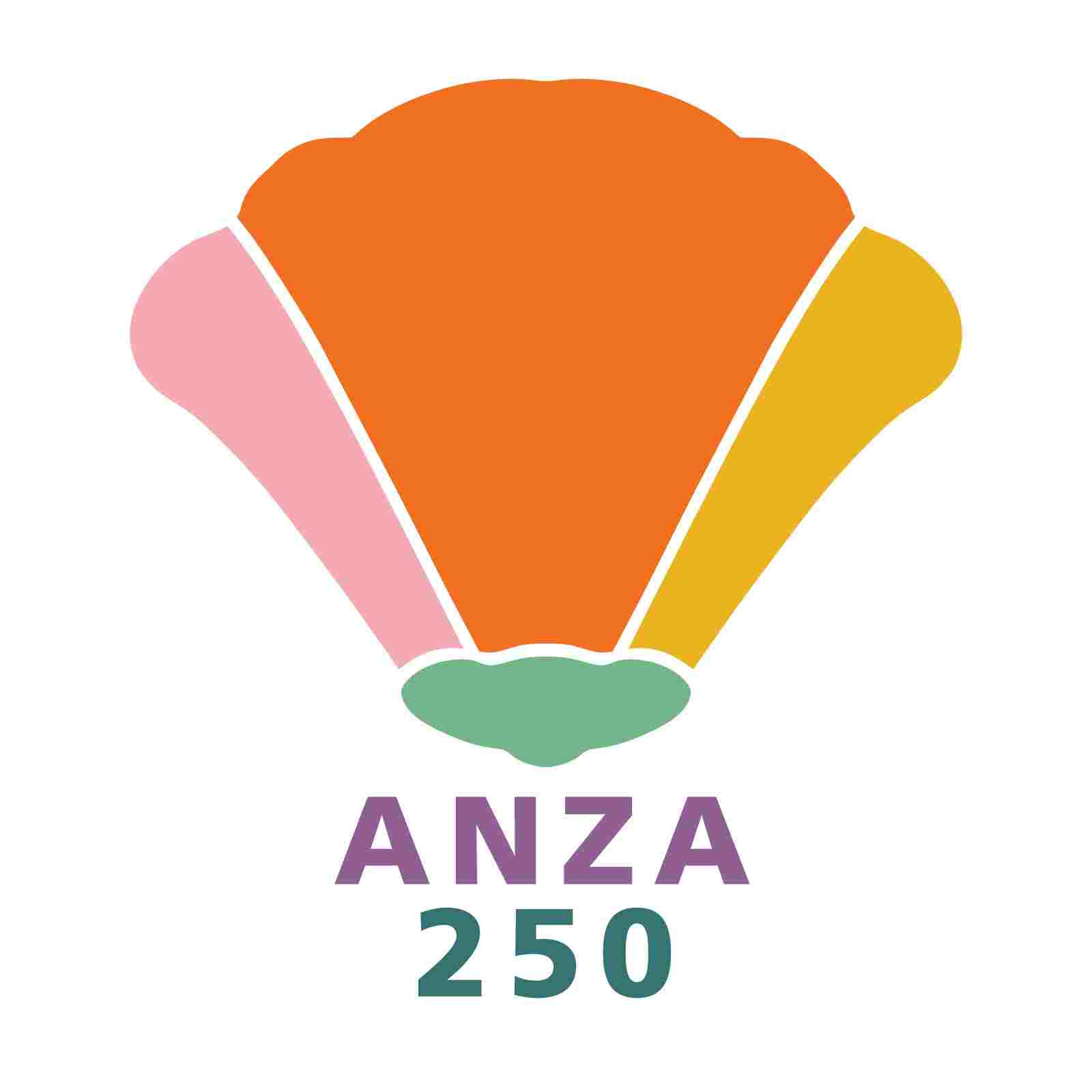 JUBA-ANZA-250-Logo-CLR-FY24 copy Stylized poppy flower and Anza 250 text