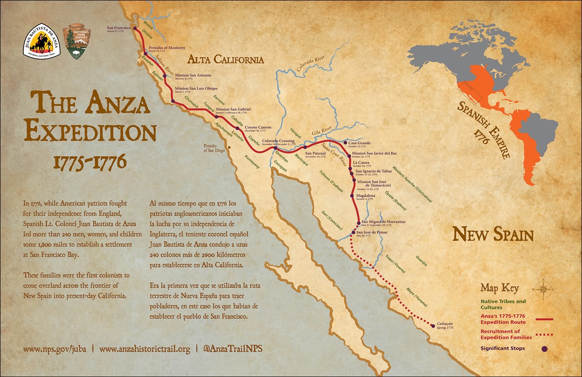 Anza Expedition Map Banner