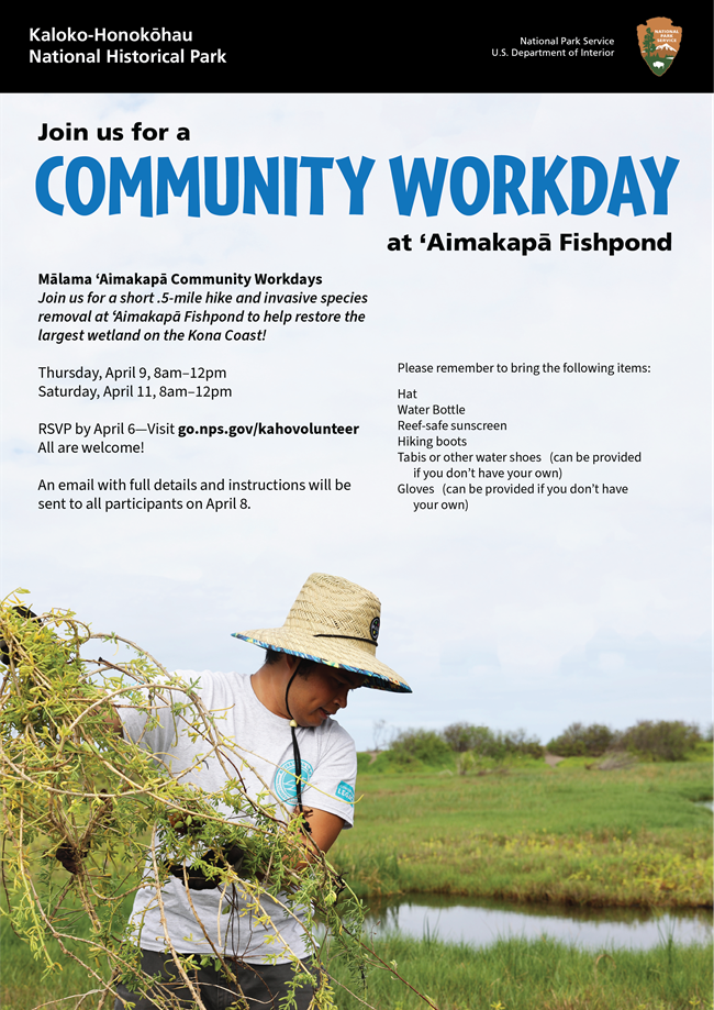 Flyer for KAHO Community Workday