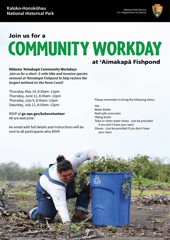 Flyer for KAHO Community Workday