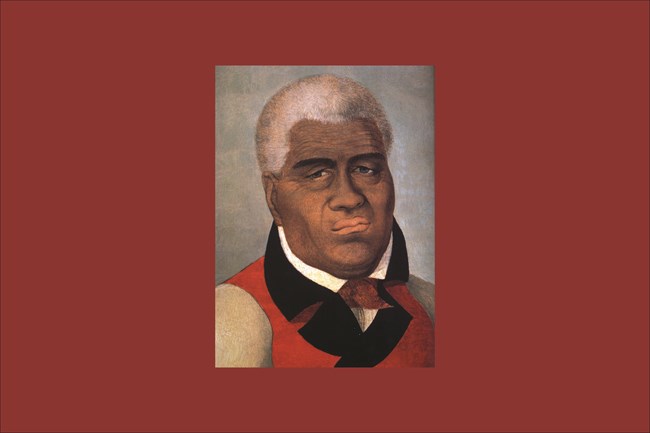 Painted portrait of King Kamehameha