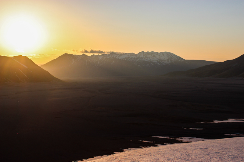 The sun sets over the VTTS