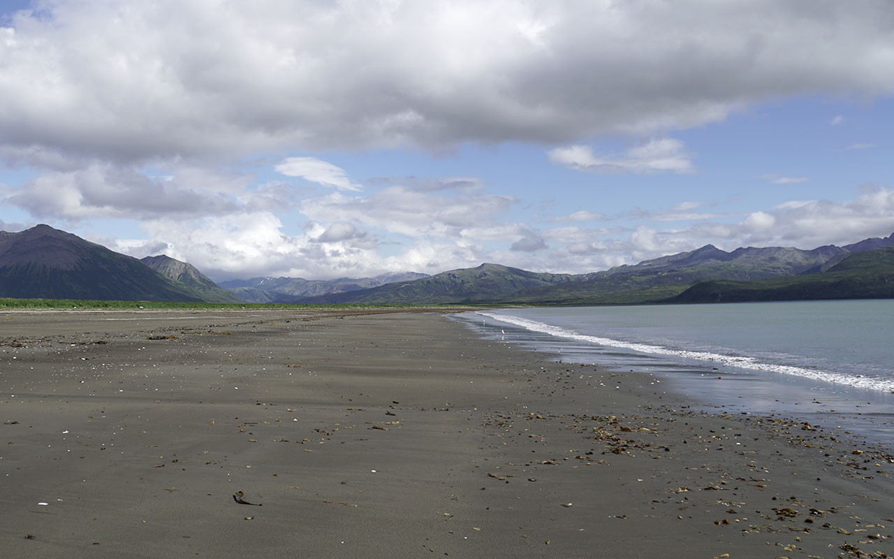 Amber Bay in Aniakchak National Monument and Preserve