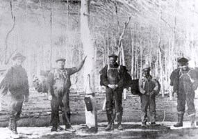 Miners and trappers in the Katmai area.