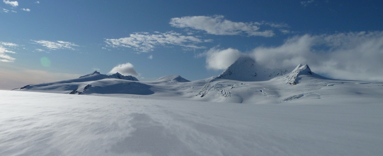 View of Harding Icefield.