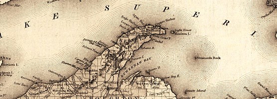 Colton’s 1872 Lake Superior Map