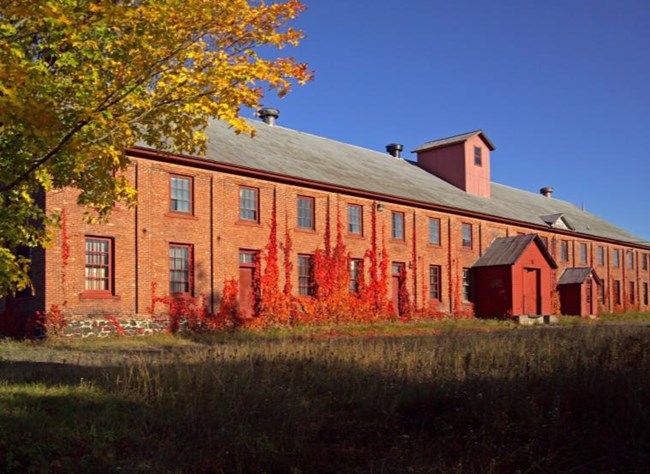 The Calumet & Hecla Mining Company Warehouse #1 is seen here in Calumet. The historic warehouse will soon be rehabilitated as a state of the art museum storage and curatorial facility for the Lake Superior Collection Management Center.