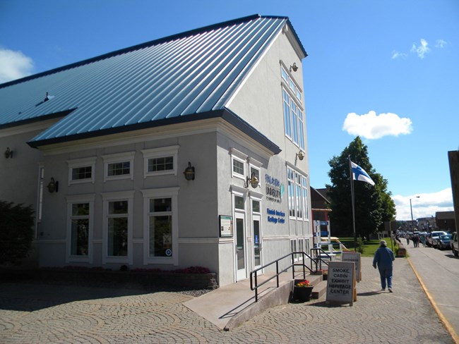 Finnish American Heritage Center in summer
