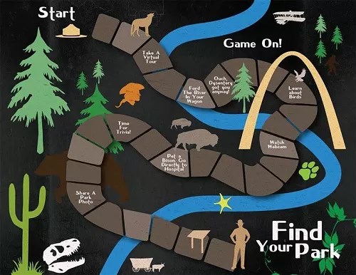 NPS Game Board graphic