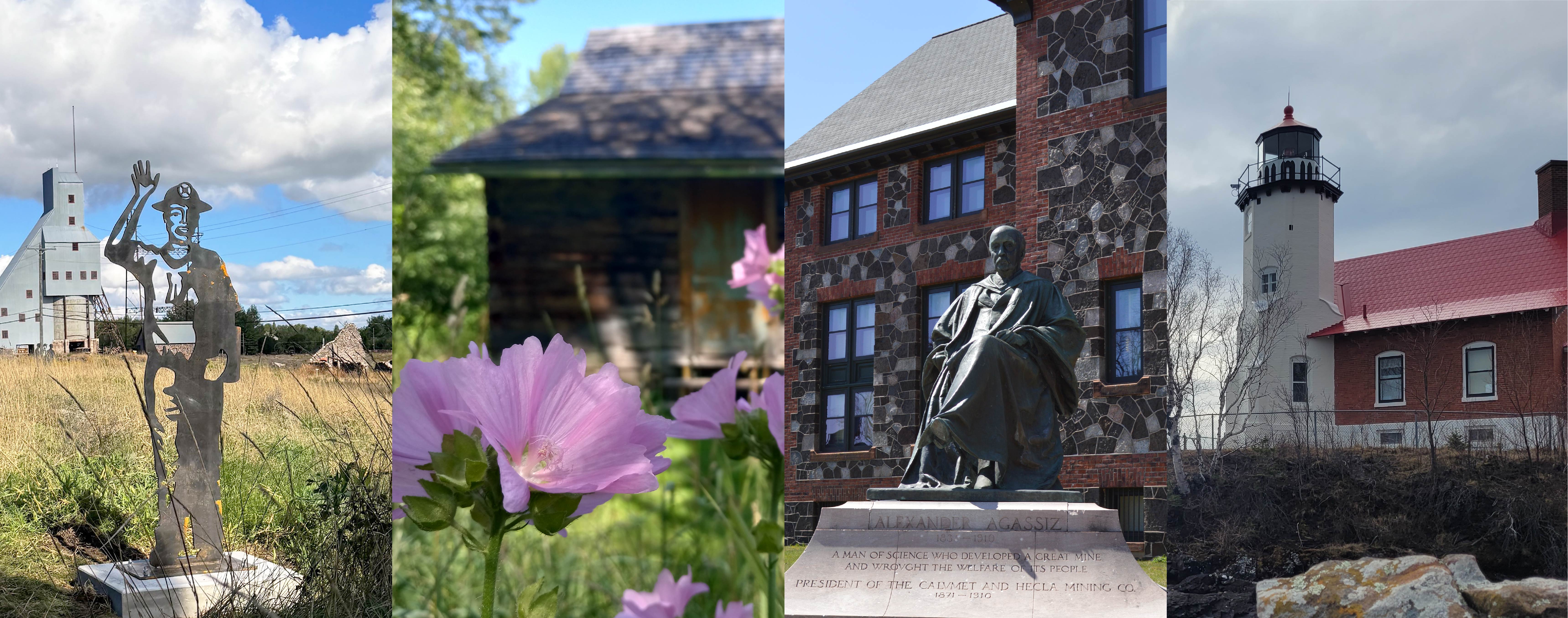 Four photo banner of Keweenaw National Historical Park