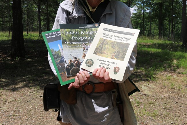 Kings Mouttain, Overmountain Victory and the Southern Campaign Jr. Ranger books.