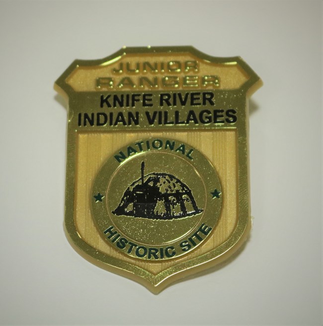 Junior Ranger Badge at Knife River Indian Villages