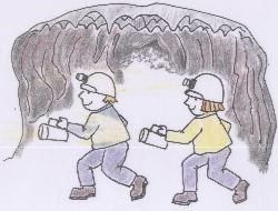 Caving with a friend