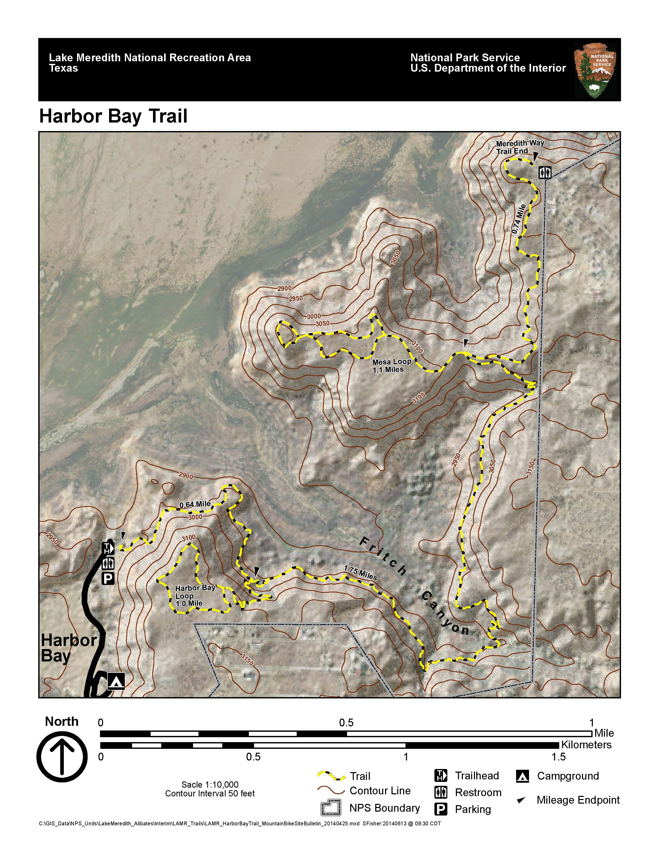 map of Harbor Bay bike trail