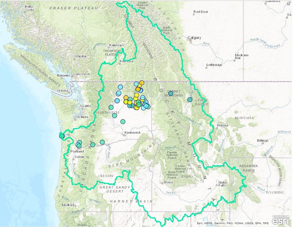 The River Mile - Lake Roosevelt National Recreation Area (U.S. National ...