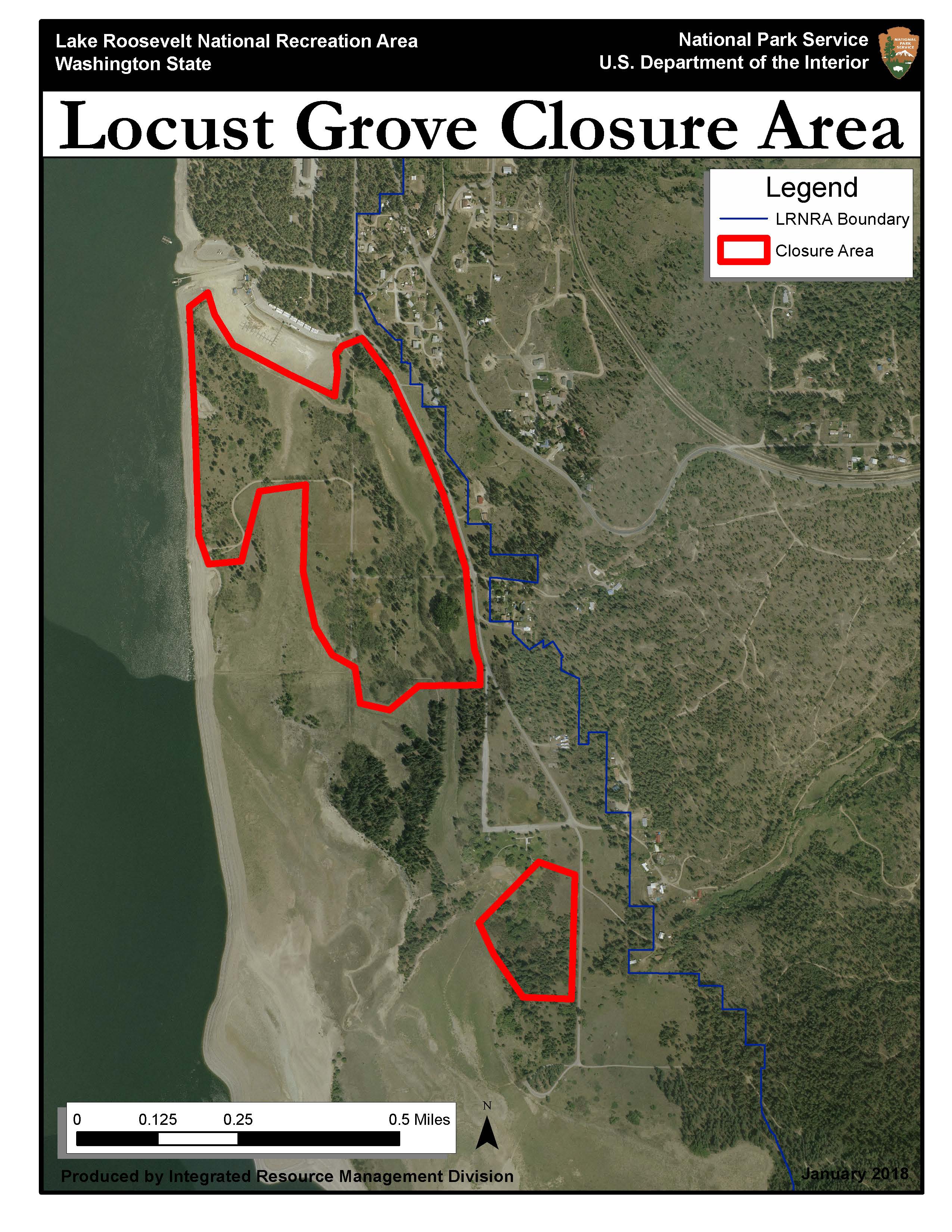 Temporary Closure of Locust Grove and the Kettle Falls Trail System for