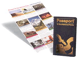 National Parks Passport book and stamps