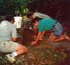 1996 excavation at Fort Clatsop