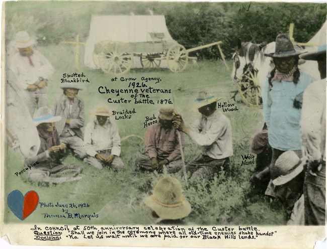 Cheyenne warriors in the 1920s