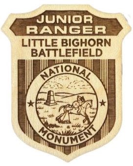 NPS Junior Ranger badge - Little Bighorn Battlefield
