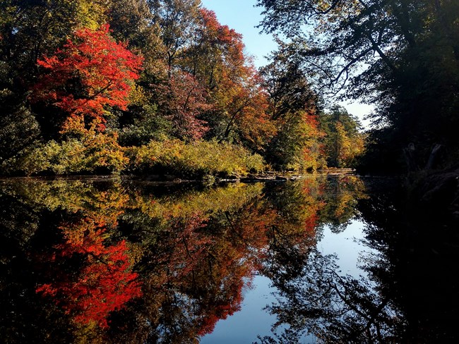Blue Hole in Fall Colors
