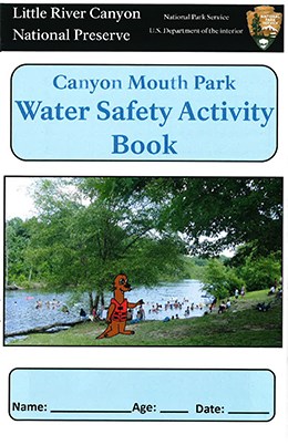 Front page of the English language edition of the Water Safety Activity Book