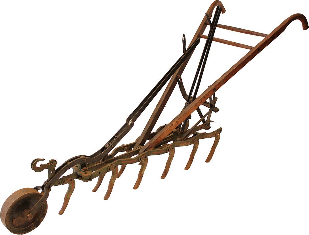 A Planet Jr. No. 90 harrow and cultivator from the late 19th/early 20th century.
