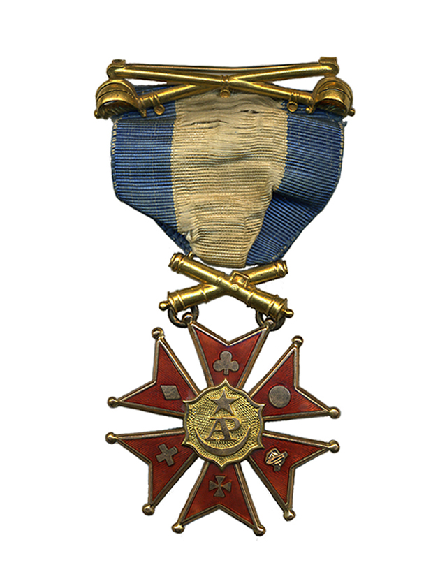 A Society of the Army of the Potomac medal that belonged to Nathan Appleton, Jr.