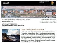 Lowell NHP Brochure- Spanish Translation