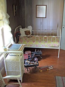 The nursery in the Reconstructed Birthplace