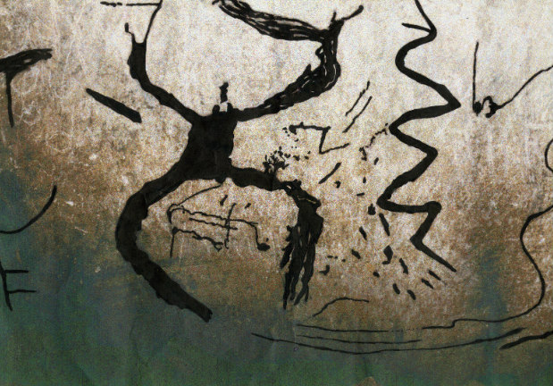 Prehistoric Drawing Prehistoric Drawing Inside Mammoth Cave