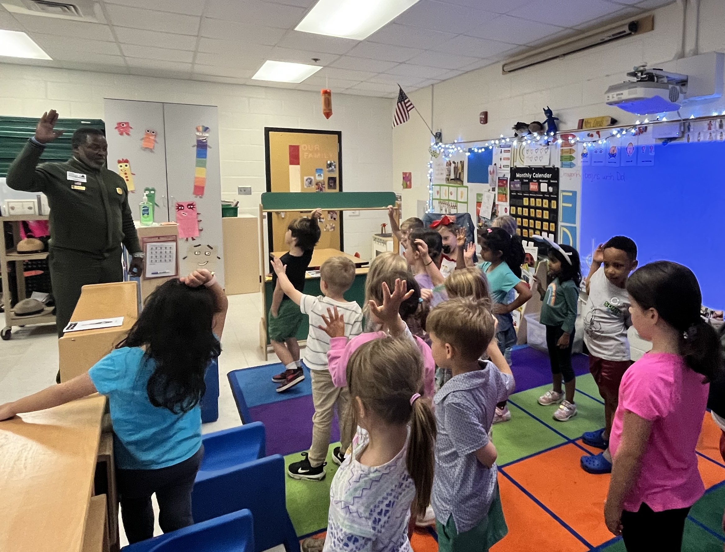Park Rangers in Classroom