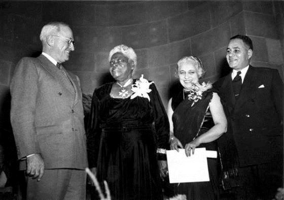 Bethune pictured with President Truman
