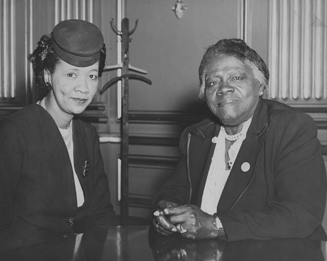 Mary McLeod Bethune and Dorothy Irene Height