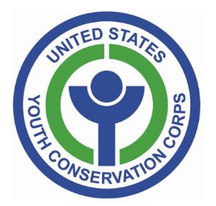 US Youth Conservation Corps Blue and Green Logo