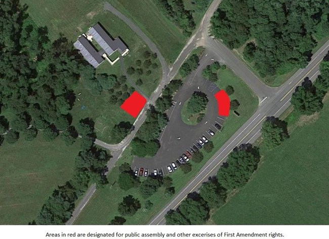 Areas designated as a First Amendment Area