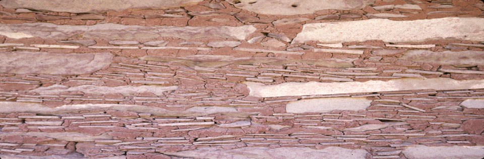 Detail of masonry wall