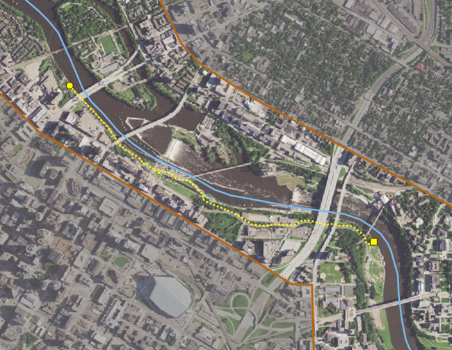 Aeriel Map Saint Anthony Portage