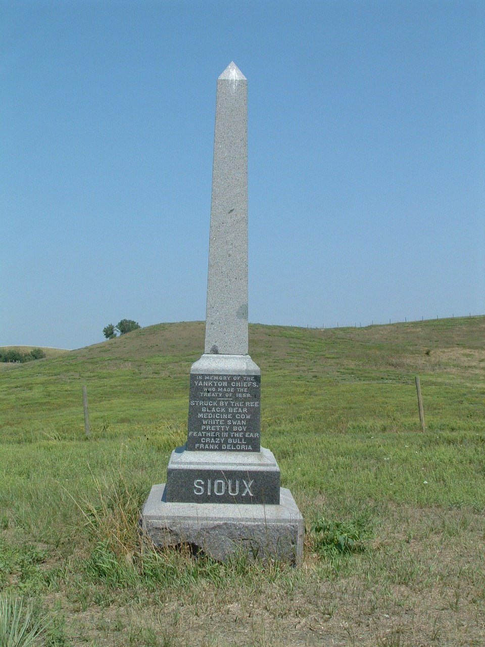Yankton Sioux Treaty Monument