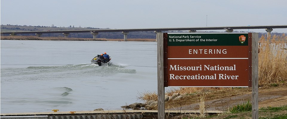 Anglers heading out on a motorboat is one way to fish the river.